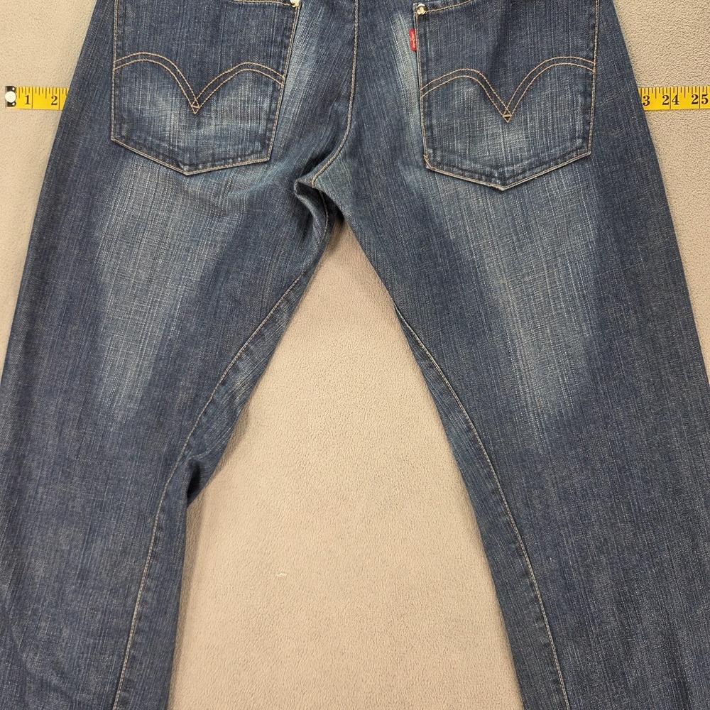 VTG Levis Engineered Jeans Mens Blue Med Wash Straight Japan Twisted Fits 27x26 - Picture 13 of 16